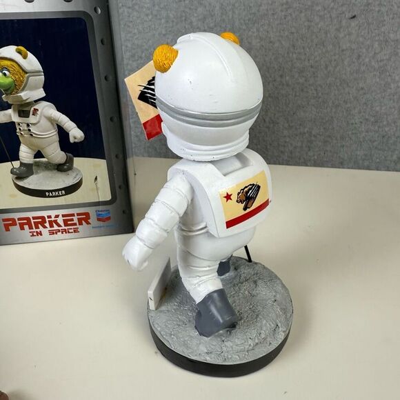 PARKER Fresno Grizzlies Mascot Bobblehead SGA 2019 Moon Landing Edition New - Picture 3 of 10